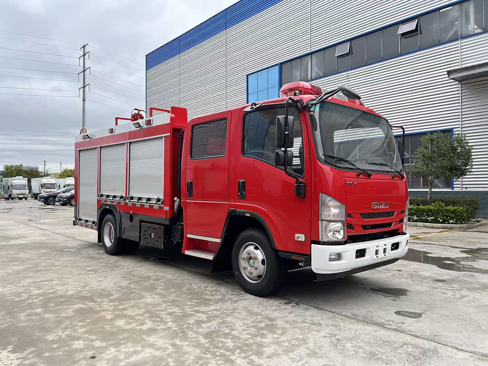 庆铃3.5方水罐消防车